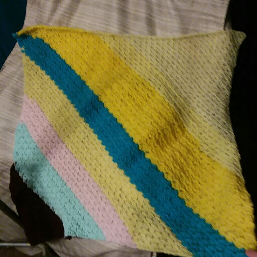 Handmade crochet blanket